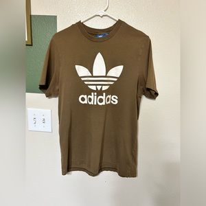 Brown Adidas shirt